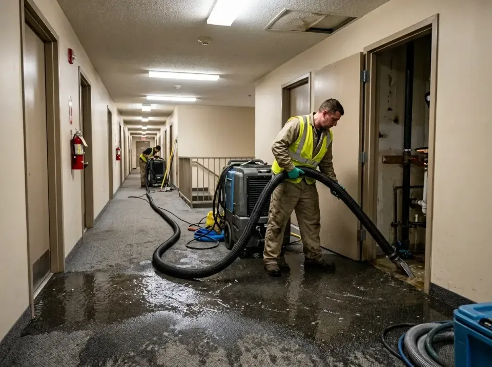 multi-unit-apartment-hallway-f-005 — frequently asked questions, Emergency Burst Pipe Water Extraction & Removal in Chalfont…